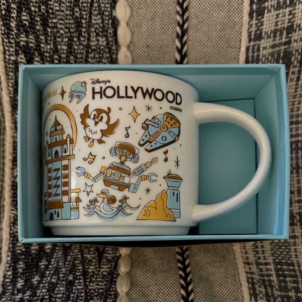 Disney HOLLYWOOD STUDIOS 50th anniversary Been There Series Starbucks mug